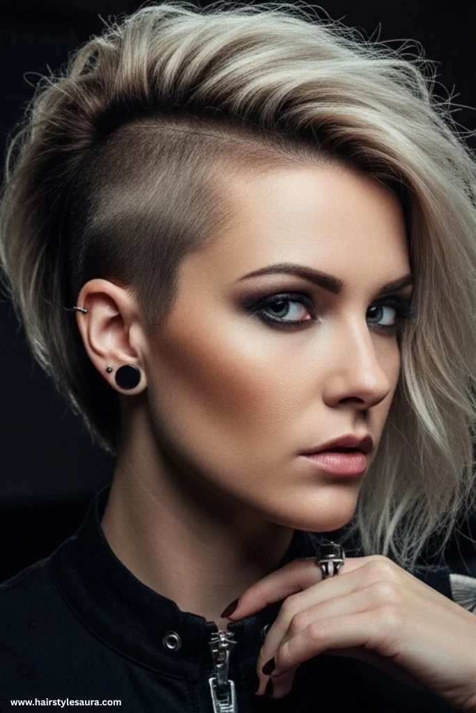 12 Bold Mullet Wolf Cut Ideas Women Are Loving Right Now 8 Wolf Cut with Undercut