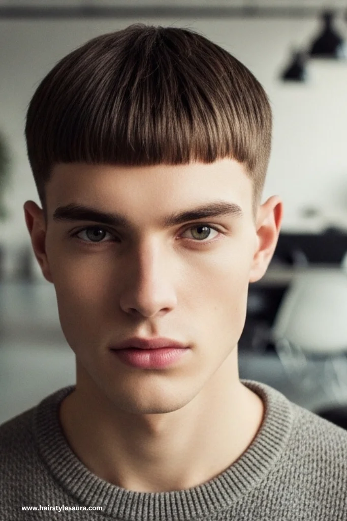 12 Cool & Classic 90s Hairstyles for Guys That Still Turn Heads 9 Caesar Cut