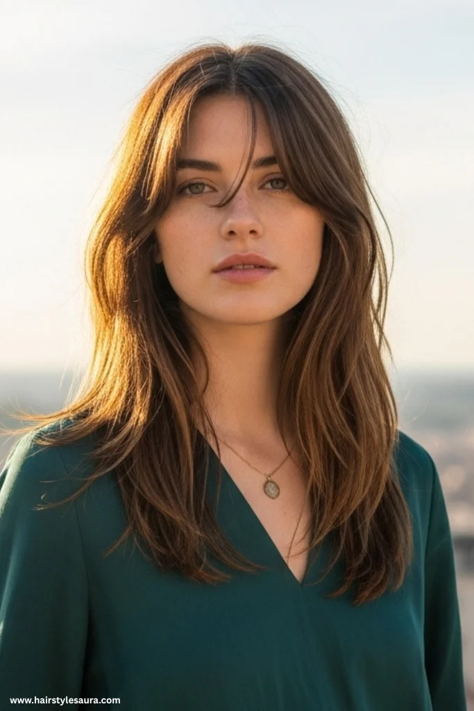 13 Choppy Long Layered Haircuts Ideas That Are Effortlessly Stylish 9 Choppy V-Cut Layers