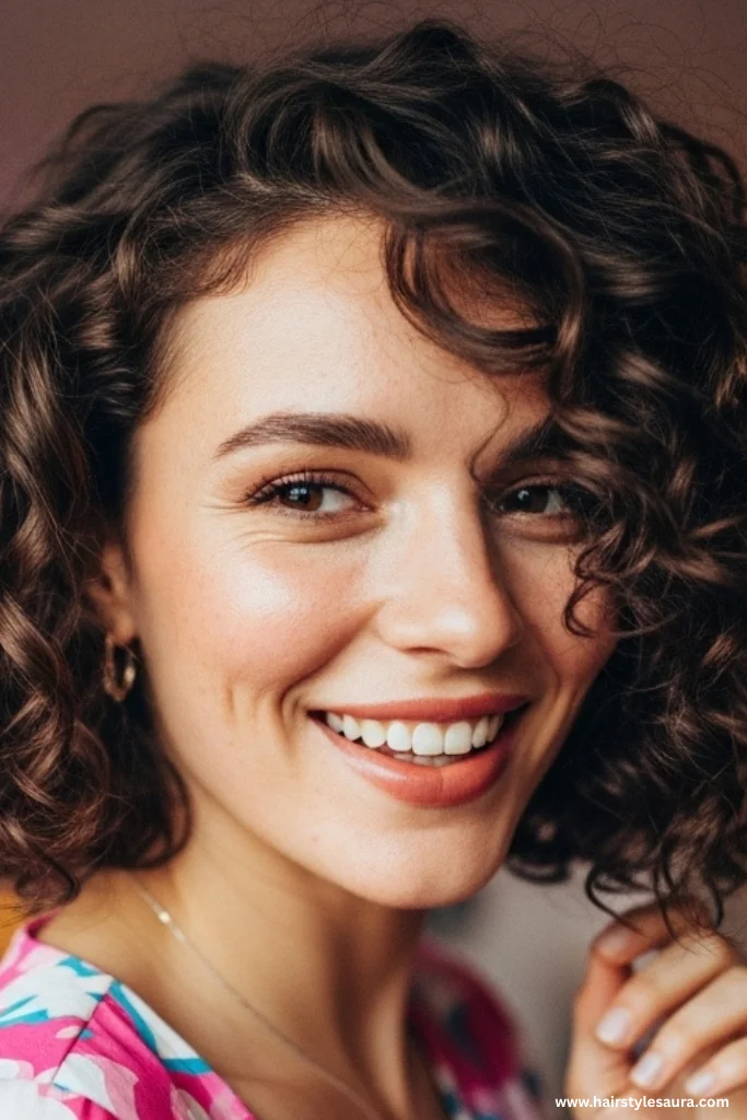 12 Flirtatious Valentines Hairstyles Ideas to Make Hearts Skip a Beat 9 Curly Bob with Volume