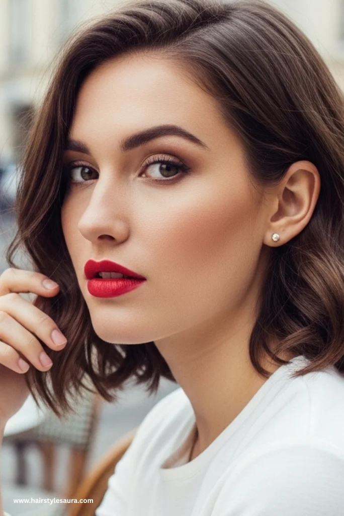 13 Unique Ear Length Haircuts Ideas for Modern Women 9 French-Inspired Crop