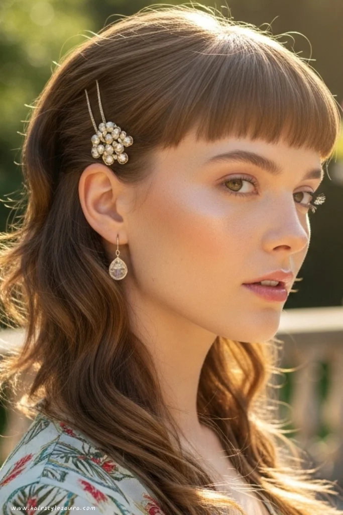 12 Bold Mullet Octopus Cut Ideas Women Are Loving Right Now 9 Octopus Mullet with Side-Swept Fringe