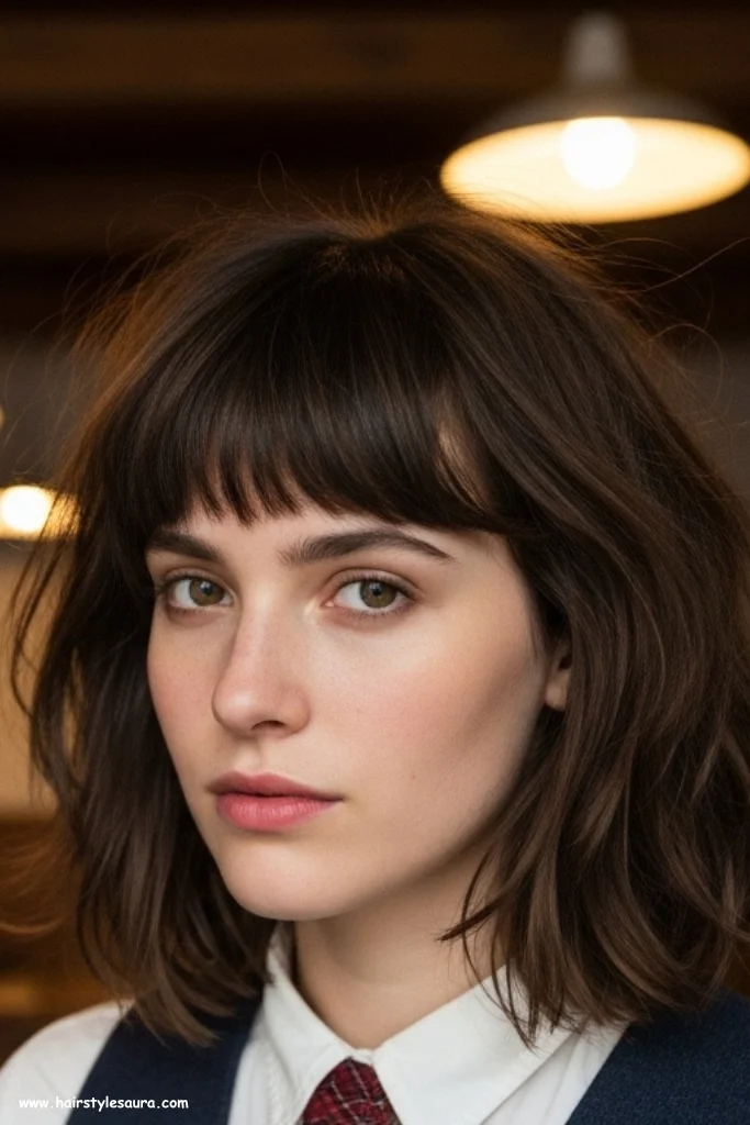 12 Ear Length Haircuts for Women Ideas That Turn Heads 9 Shaggy Ear-Length Cut