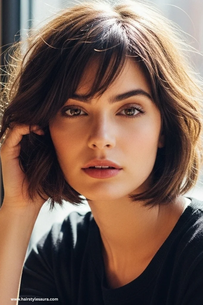12 Stylish Shag Cuts for Straight Hair Ideas Every Woman Should Try 9 hort Shag Bob for Straight Hair