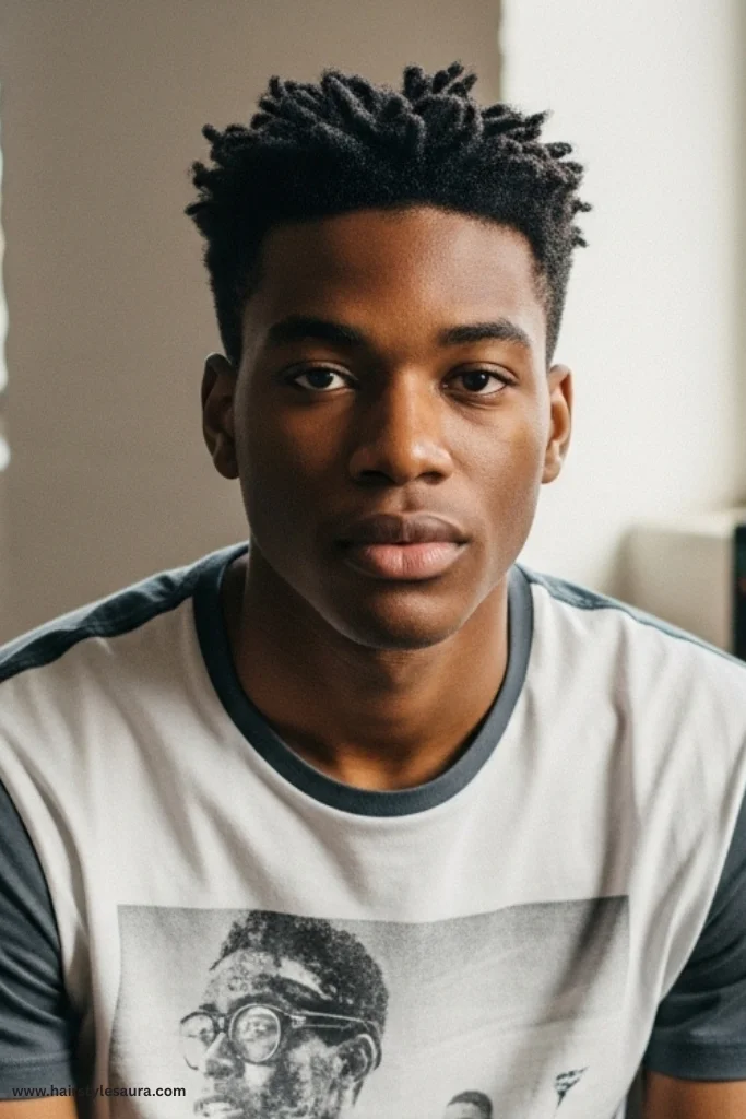 10 Short Short Hairstyles Black Men Can Rock with Confidence 9 Short Sponge Twists