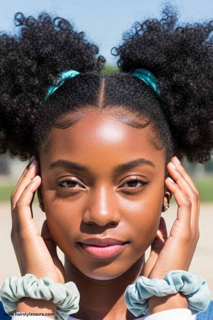 12 Timeless 90s Hairstyles for Black Hair You’ll Love to Rock Again 9 Two Afro Puffs