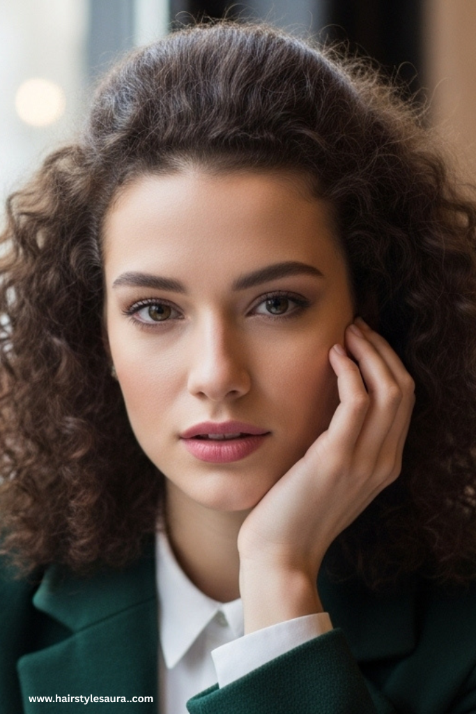 10 Cute Hairstyles for Shoulder Length Hair You’ll Want to Try Today 10 Curly Ends with Flat Top