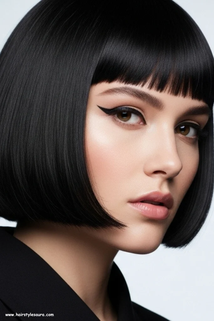 12 Ear Length Haircuts for Women Ideas That Turn Heads 10 Blunt Micro Bob