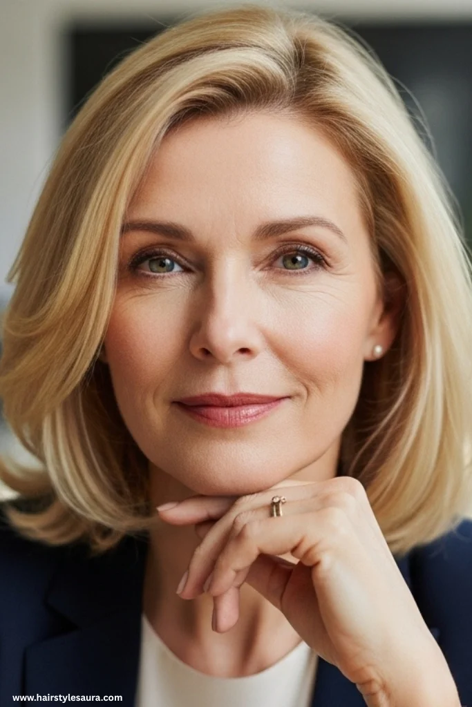 12 Stunning Layered Haircut Ideas for Women Over 50 10 Classic Layered Lob