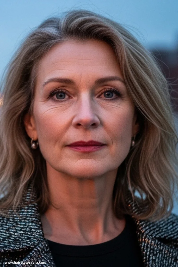 12 Hairstyles for Women Over 50 with Thin Hair 10 Textured Crop with Highlights