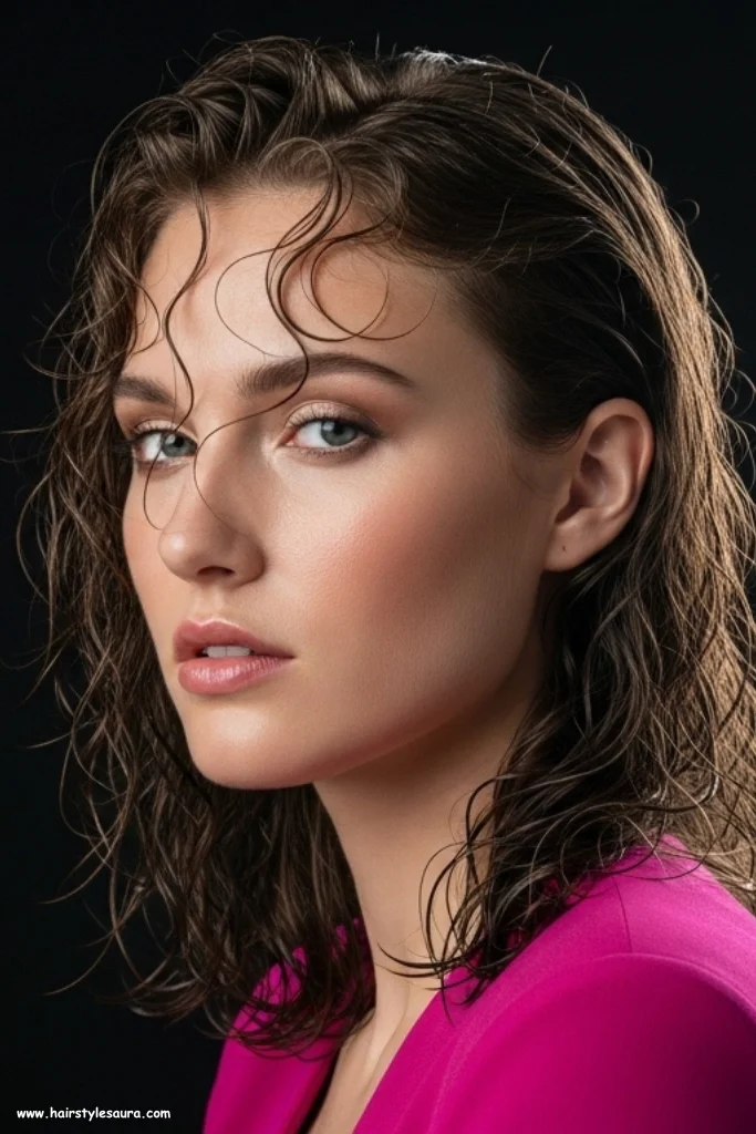 Wet Look Defined Curls