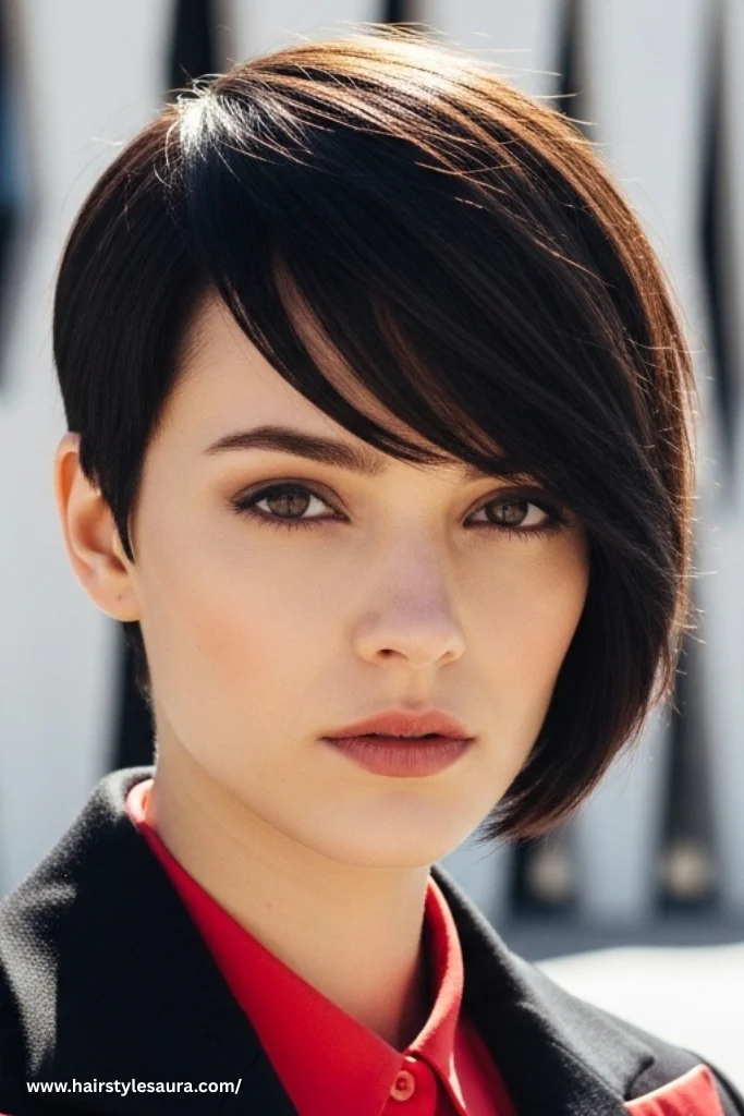 13 Timeless Hairstyles for Short Hair for Mature Ladies 11 Asymmetrical Cut