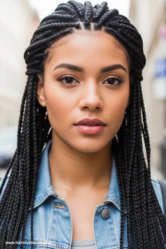 10 Stunning Black Braided Hairstyles Every Woman Should Try 2 Box Braids