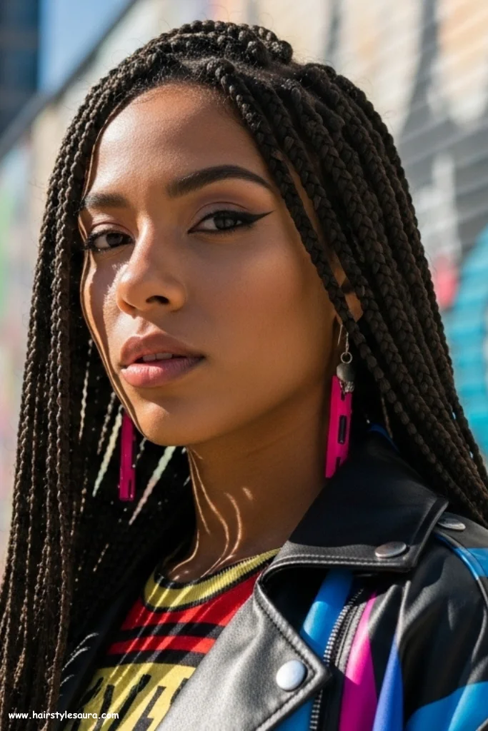 12 Gorgeous Braided Hairstyles for Women to Try Now 7 Box Braids