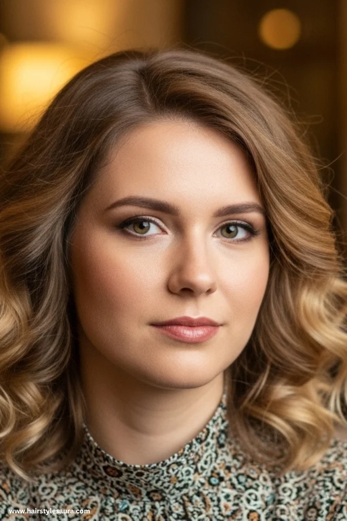 10 Best Layered Haircuts Ideas for Shoulder Length Hair 8 Curled-In Layers