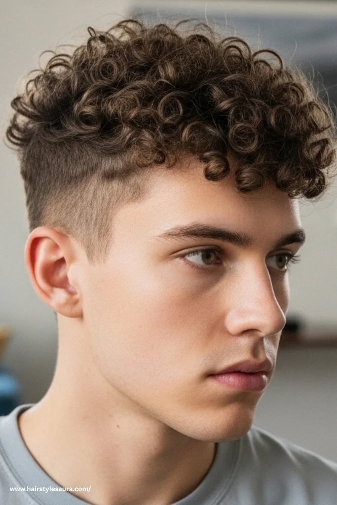 13 Cute Hairstyles for Short and Curly Hair for Men Who Want to Stand Out 13 Curly Crop Top