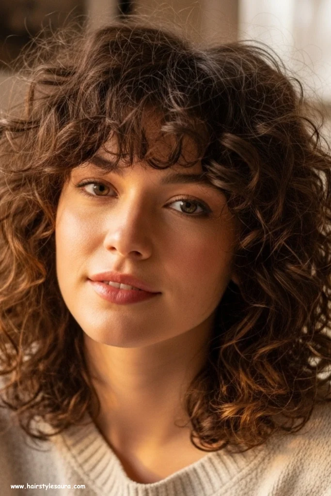 12 Shaggy Layered Haircut Ideas That Add Texture, Volume, and Edge 6 Curly Shag with Layered Volume