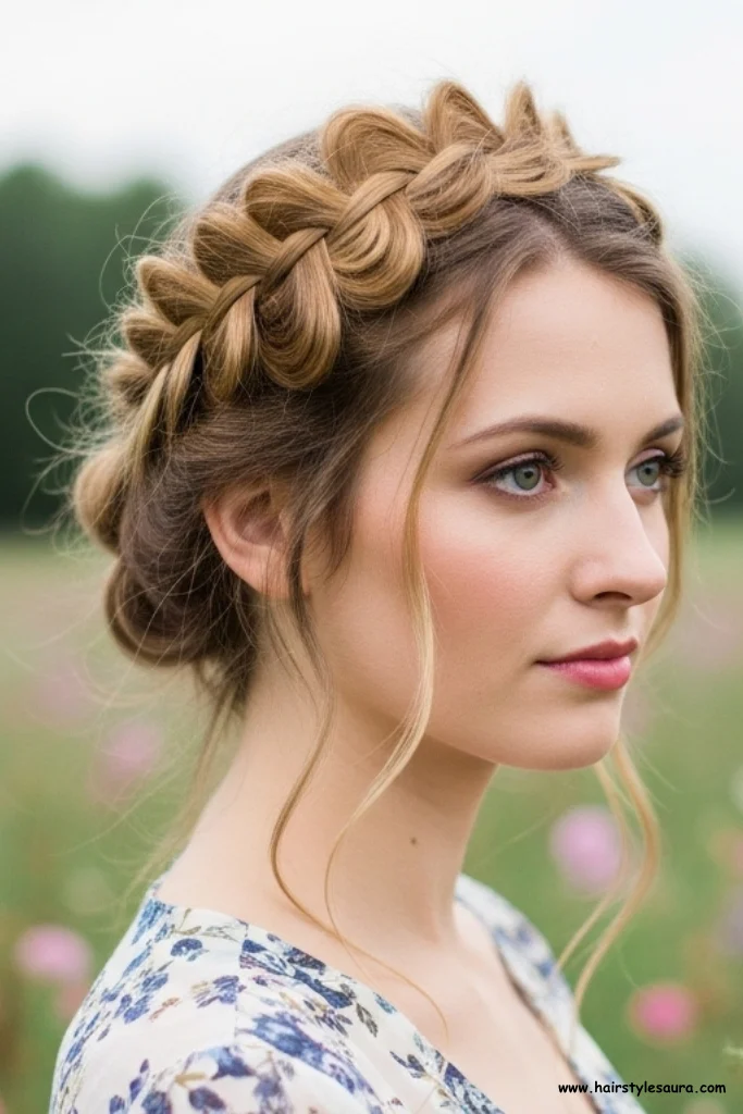 12 Gorgeous Braided Hairstyles for Women to Try Now 6 Crown Braid
