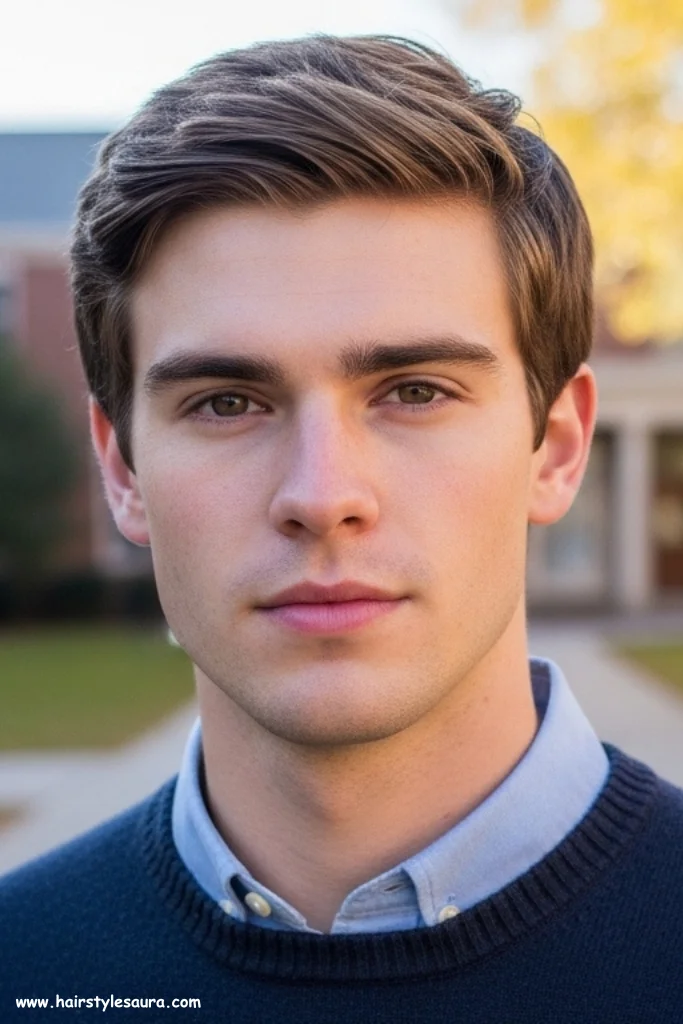 12 Trendy Gentleman’s Cut Hairstyle Styles for 2025 7 Ivy League Cut