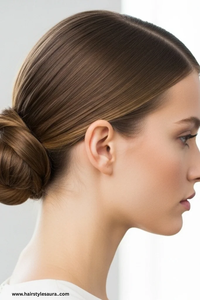 12 Easy Cute Hairstyles Every Woman Can Try in Minutes 4 Low Twisted Bun