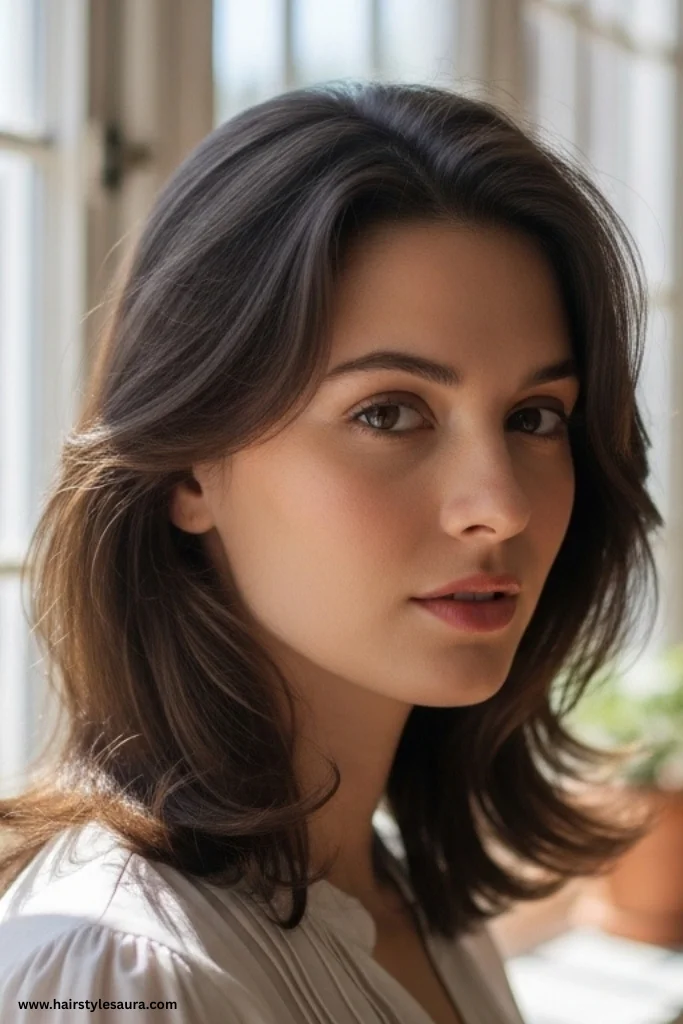 12 Gorgeous layered haircuts ideas for medium hair That Add Volume & Style 3 Medium Shag with Layers