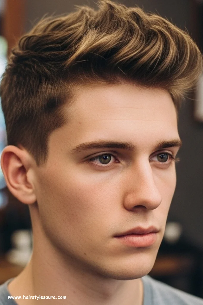 12 Cute Hairstyle Ideas for Men That Are Stylish and Easy to Rock 2 Messy Textured Crop