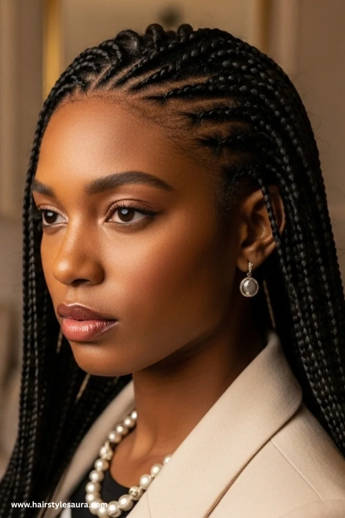 10 Stunning Black Braided Hairstyles Every Woman Should Try 9 Micro Braids