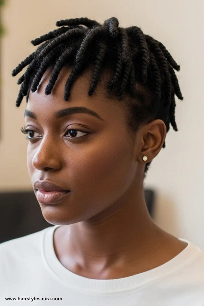 10 Stunning Curly Pixie Cuts Black Women Ideas That Radiate Confidence 4 Short Pixie with Finger Coils