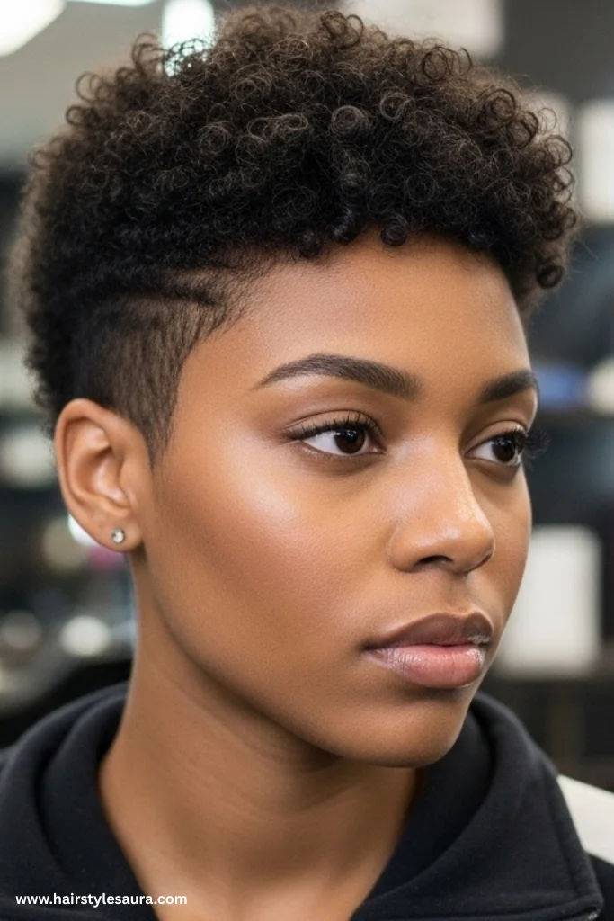 10 Stunning Curly Pixie Cuts Black Women Ideas That Radiate Confidence 2 Tapered Curly Pixie Cut