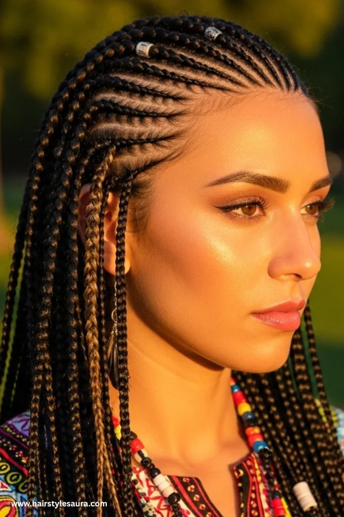 10 Stunning Black Braided Hairstyles Every Woman Should Try 6 Tribal Braids
