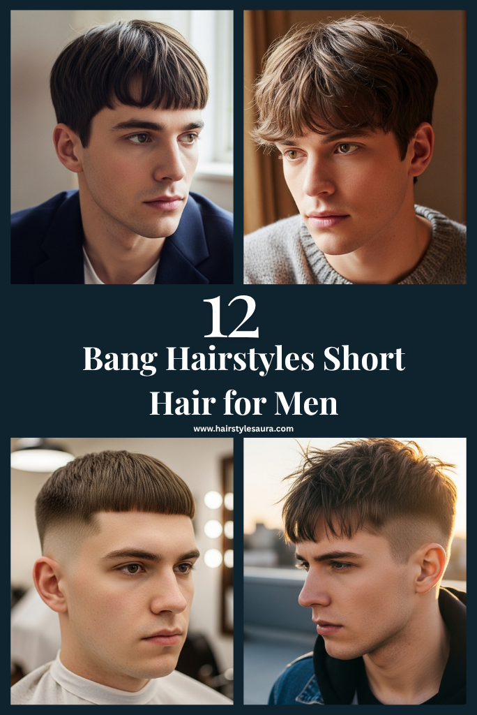 Short Bang Hairstyles for Men: Sharp, Stylish & Low Maintenance