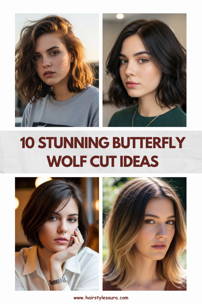 butterfly wolf cut ideas