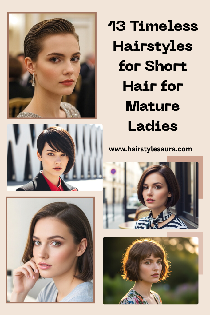 13 Timeless Hairstyles for Short Hair for Mature Ladies 28 hairstyles for short hair for mature ladies