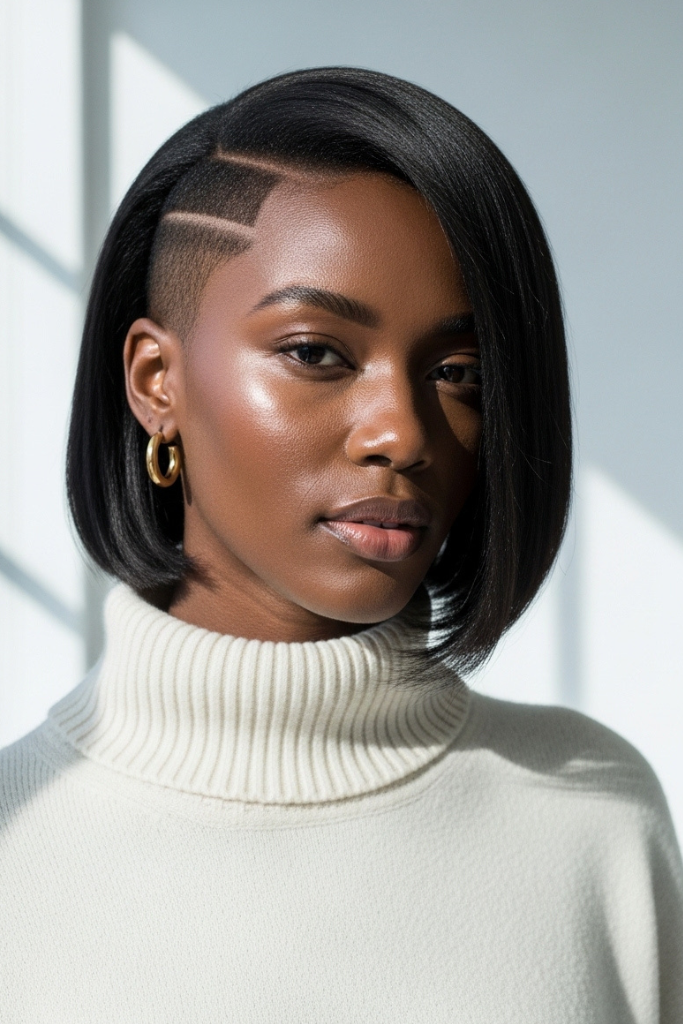 10 Stunning Undercut Bob Hairstyles for Black Women 2 01 1