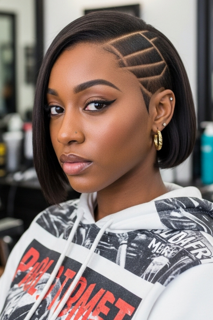 10 Stunning Undercut Bob Hairstyles for Black Women 4 03 1